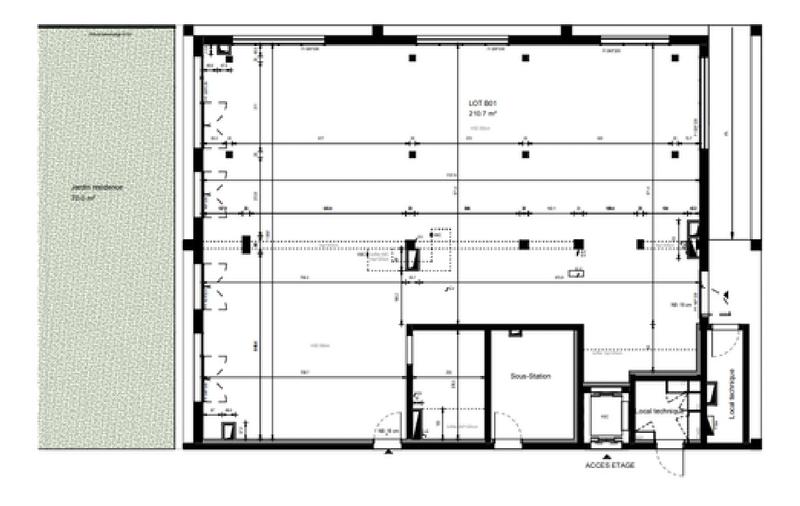 Local d'activités - 211 m²