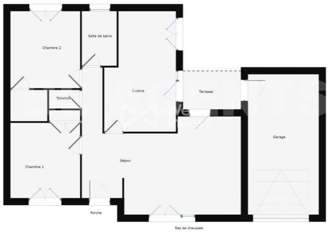 Maison - 68 m² - 3 pièces