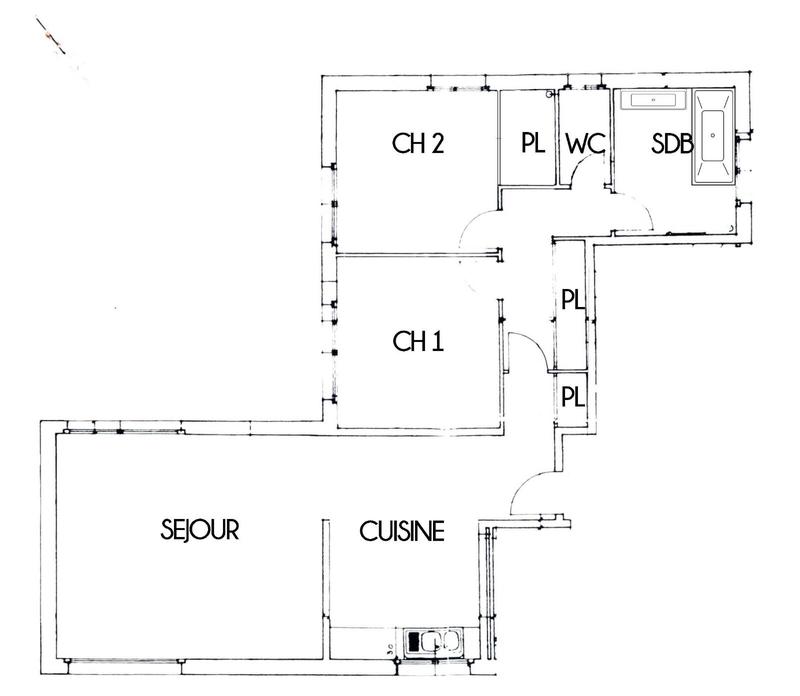 Appartement - 70 m² - 3 pièces