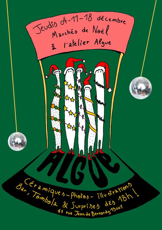 Marchés de Noël à l’atelier Algue