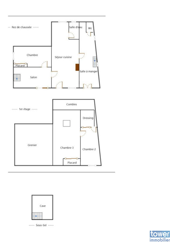 Maison - 105 m² - 6 pièces