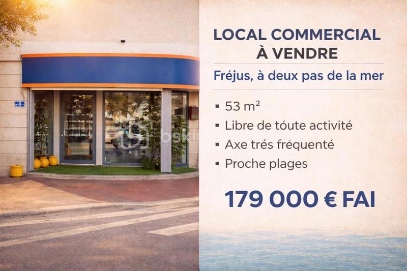 Local commercial - 53 m² - 2 pièces