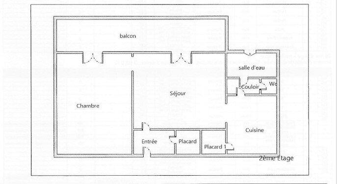 Appartement - 41 m² - 1 pièce