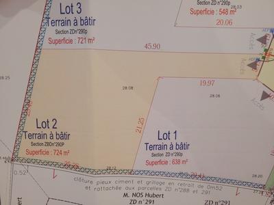 Terrain - 724 m²