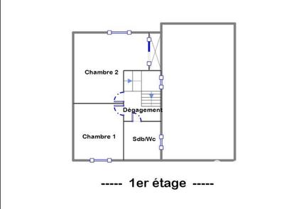 Maison - 60 m² - 3 pièces