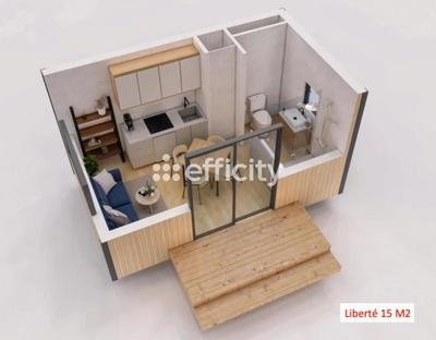 Maison - 15 m² - 1 pièce