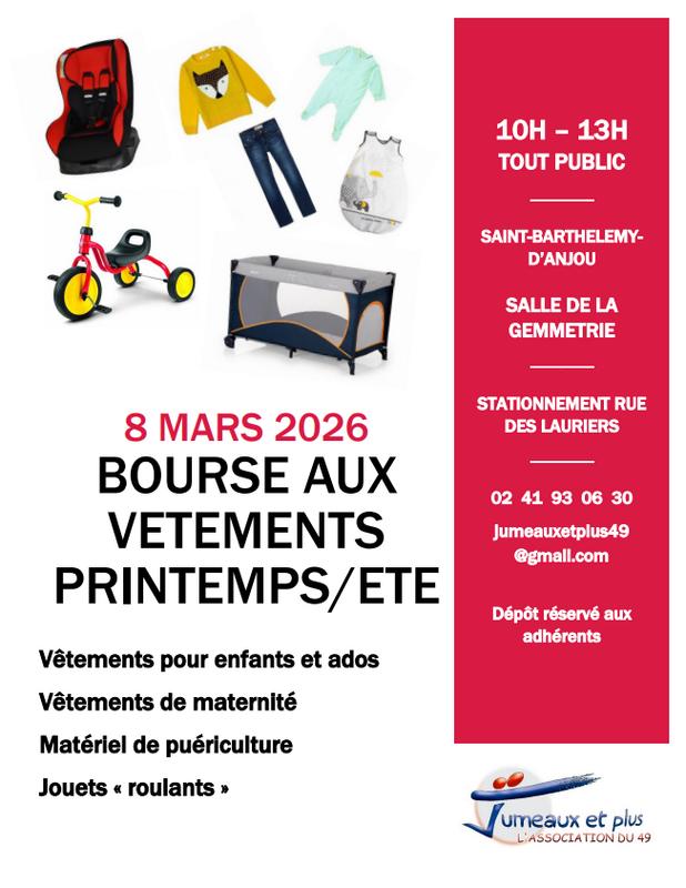 Bourse aux vêtements printemps - été
