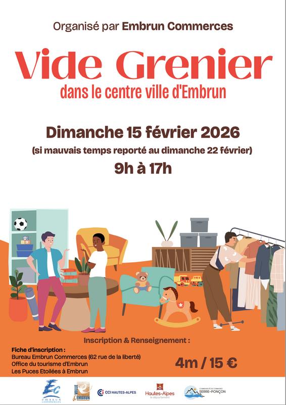 Vide grenier du centre ville d'embrun