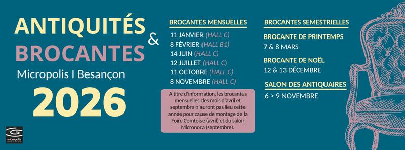 Brocante mensuelle professionnelle