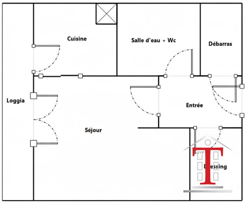 Appartement - 32 m² - 1 pièce