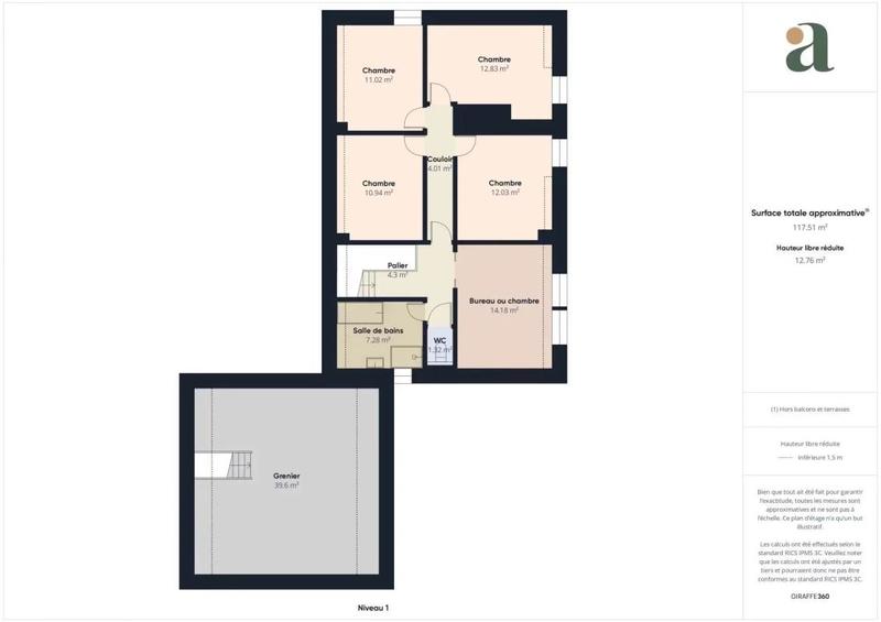 Maison - 186 m² - 9 pièces