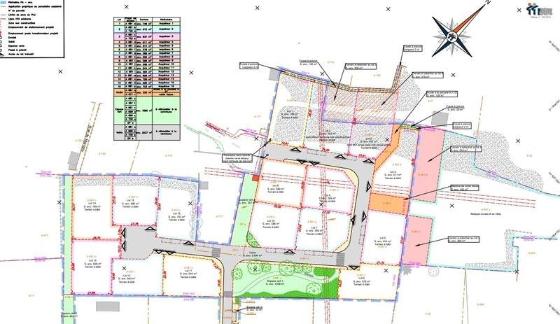 Terrain constructible - 1 159 m²