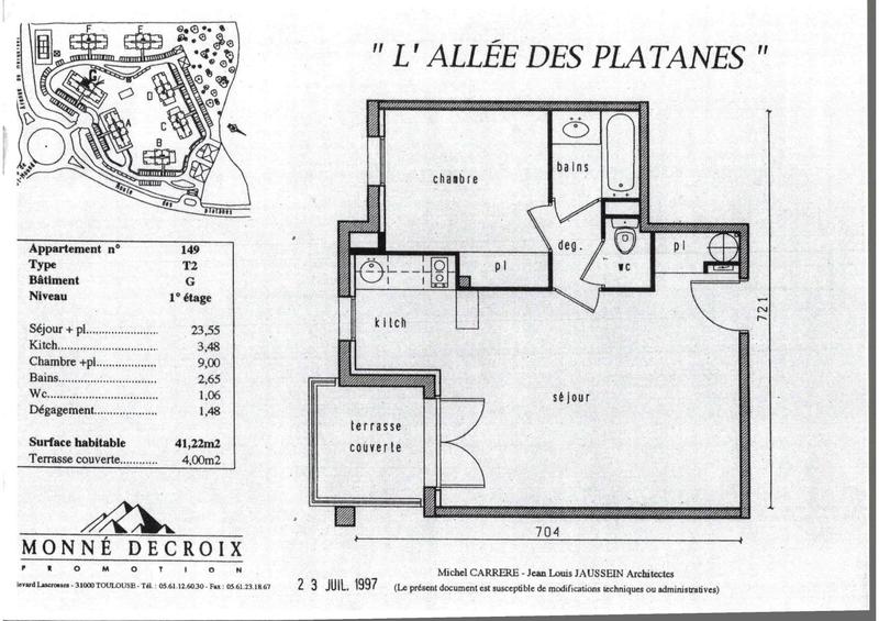 Appartement - 40 m² - 2 pièces