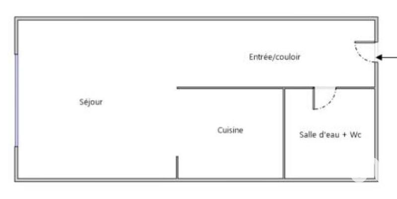 Appartement - 33 m² - 2 pièces