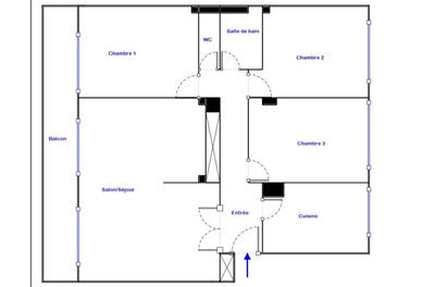 Appartement - 94 m² - 5 pièces