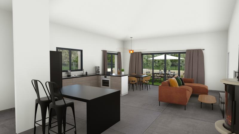 Maison - 90 m² - 4 pièces