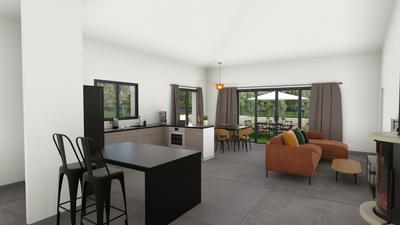 Maison - 90 m² - 4 pièces