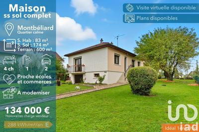 Maison - 83 m² - 5 pièces