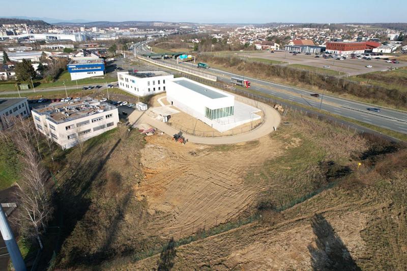 Terrain industriel - 2 157 m²