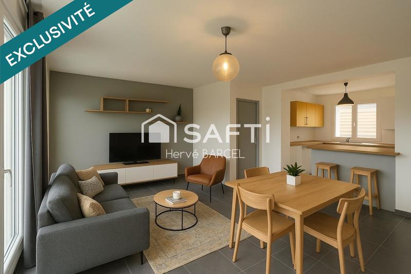 Appartement - 59 m² - 3 pièces