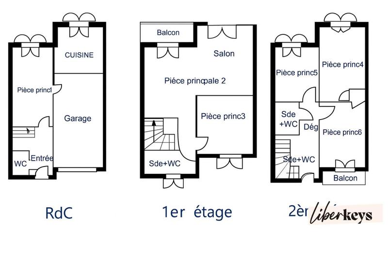 Maison - 115 m² - 5 pièces