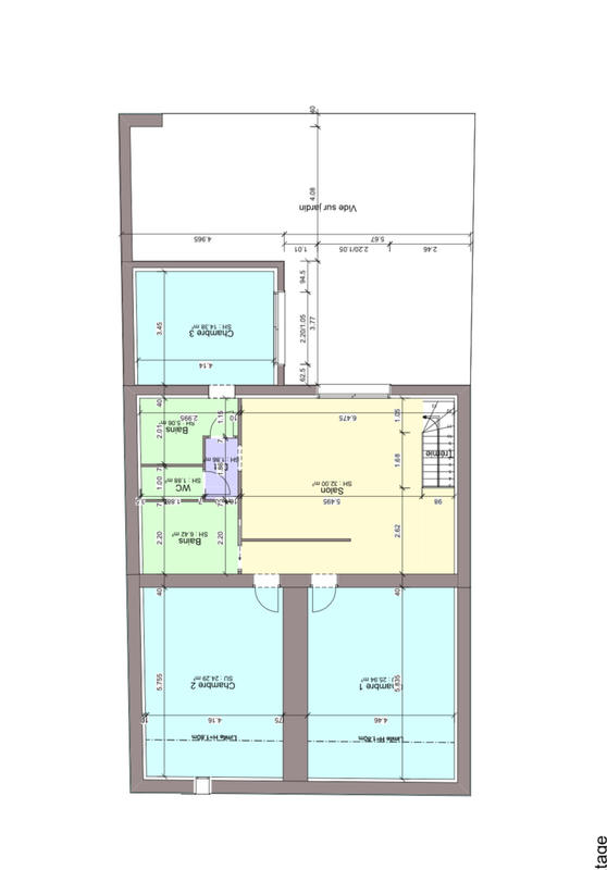 Maison de village - 170 m² - 4 pièces