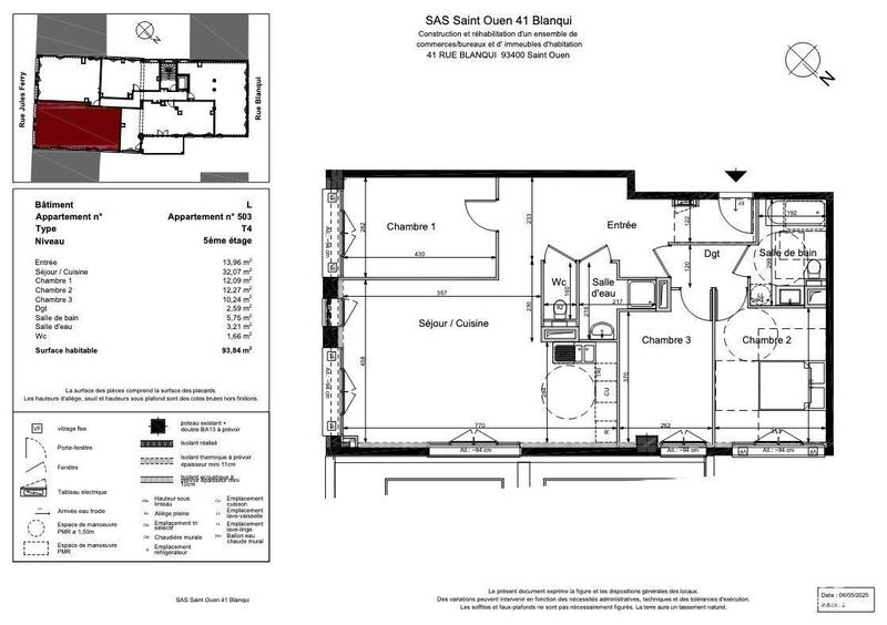 Appartement - 96 m² - 4 pièces
