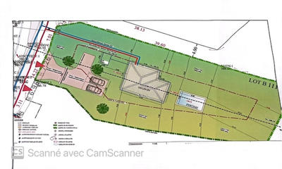 Terrain constructible - 1 200 m²