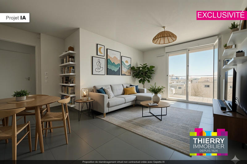 Appartement - 57 m² - 3 pièces