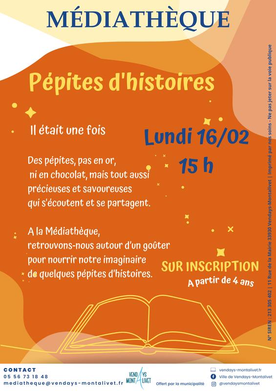 Pépites d'histoires
