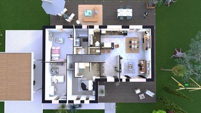 Maison - 90 m² - 4 pièces