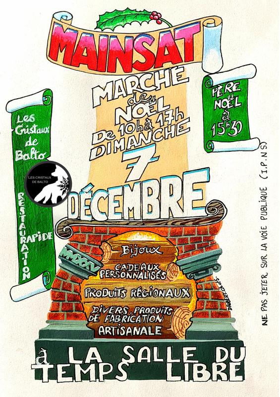 Marché de Noël à Mainsat