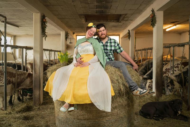 Portes ouvertes à la ferme et décoration du char pour la fête des jonquilles