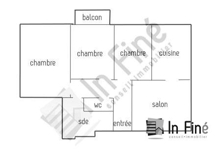 Appartement - 105 m² - 5 pièces