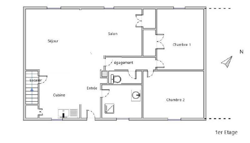 Maison - 72 m² - 3 pièces
