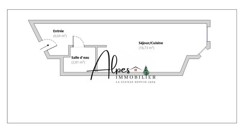 Appartement - 26 m² - 1 pièce