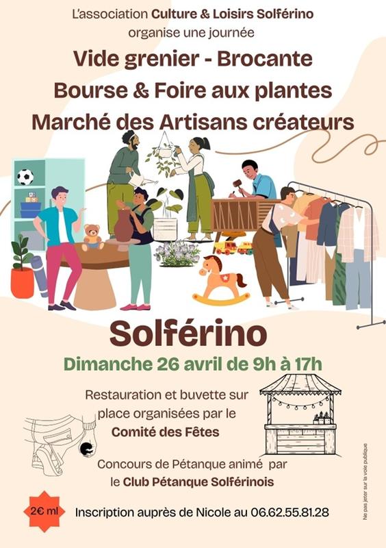 Vide grenier - Brocante - Bourse &amp; Foire aux Plantes - Marché des artisans / créateurs