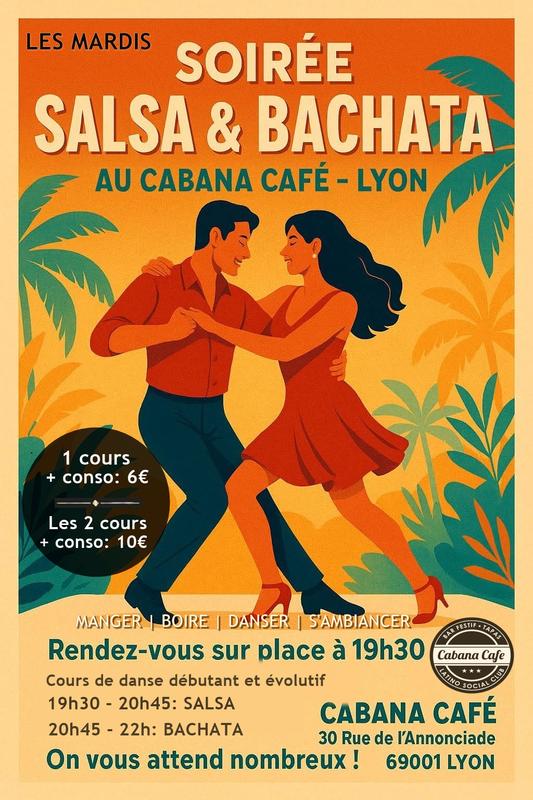 Apprendre à danser la salsa et la bachata (débutant) | soirée à Lyon