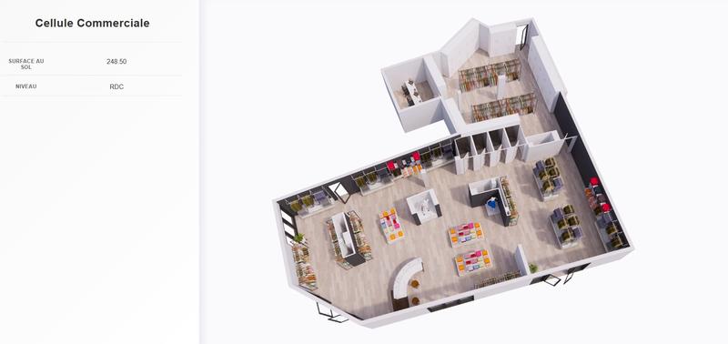 Local commercial - 249 m²