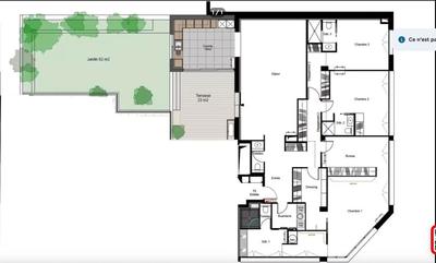 Appartement - 184 m² - 5 pièces