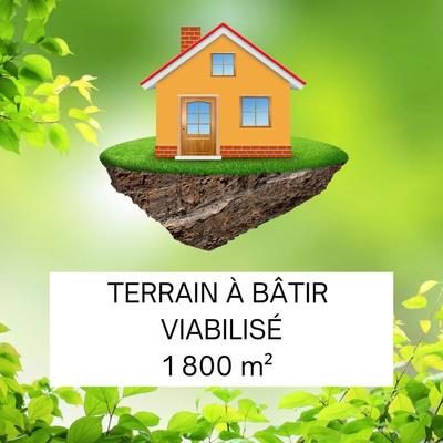 Terrain - 1 800 m²