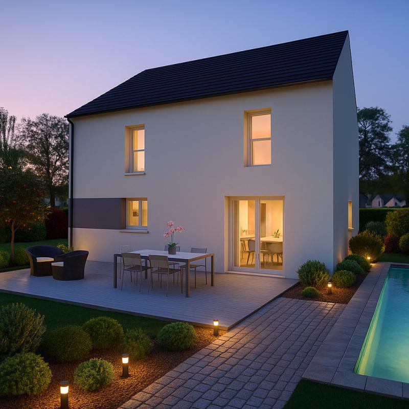 Maison - 104 m² - 6 pièces