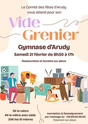 Vide grenier du comité des fêtes d'Arudy