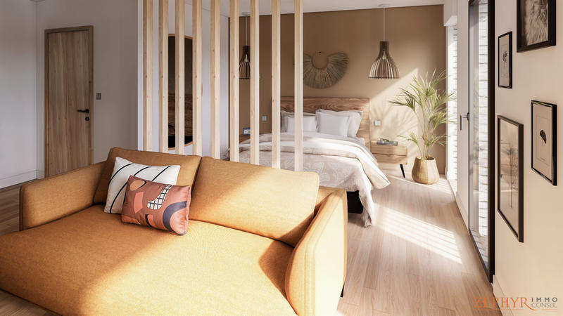 Appartement - 37 m² - 1 pièce