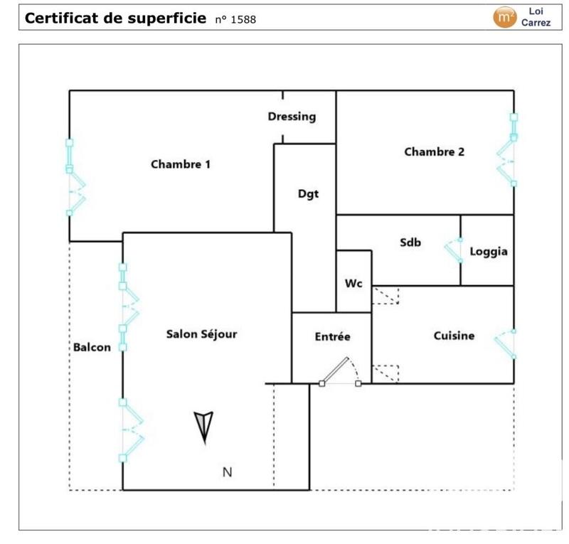 Appartement - 67 m² - 3 pièces