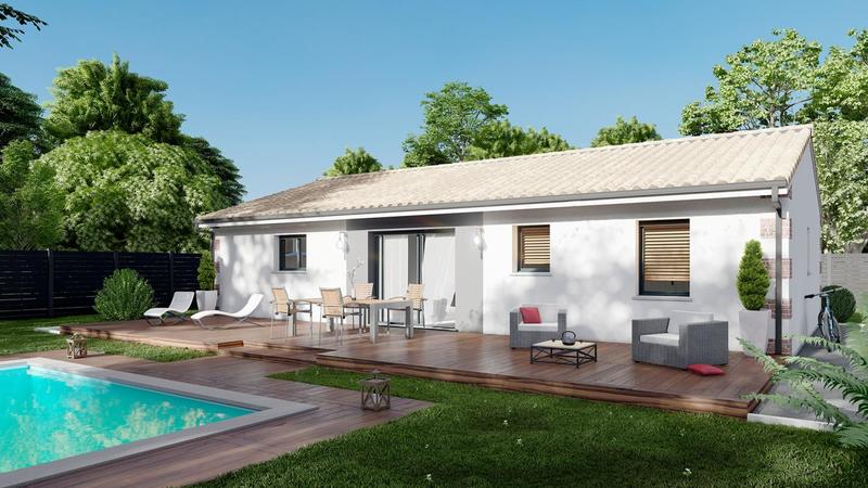 Terrain constructible - 1 400 m²