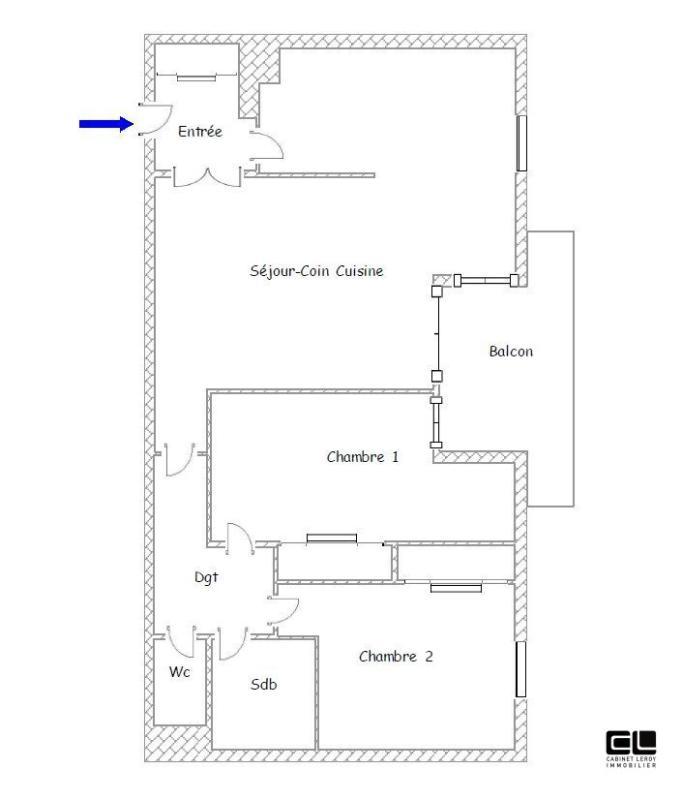 Appartement - 68 m² - 3 pièces