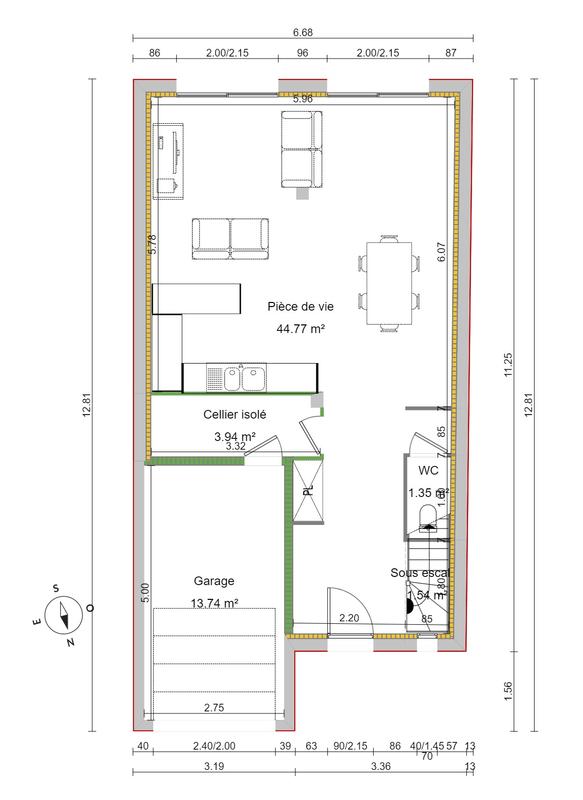 Maison - 105 m² - 5 pièces