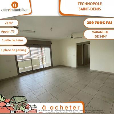 Appartement - 70 m² - 3 pièces