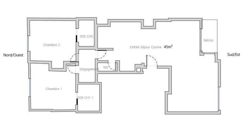 Appartement - 84 m² - 4 pièces